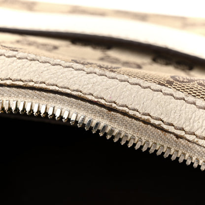 Gucci Monogram Bamboo Horsebit Hobo Off White 11 of 22