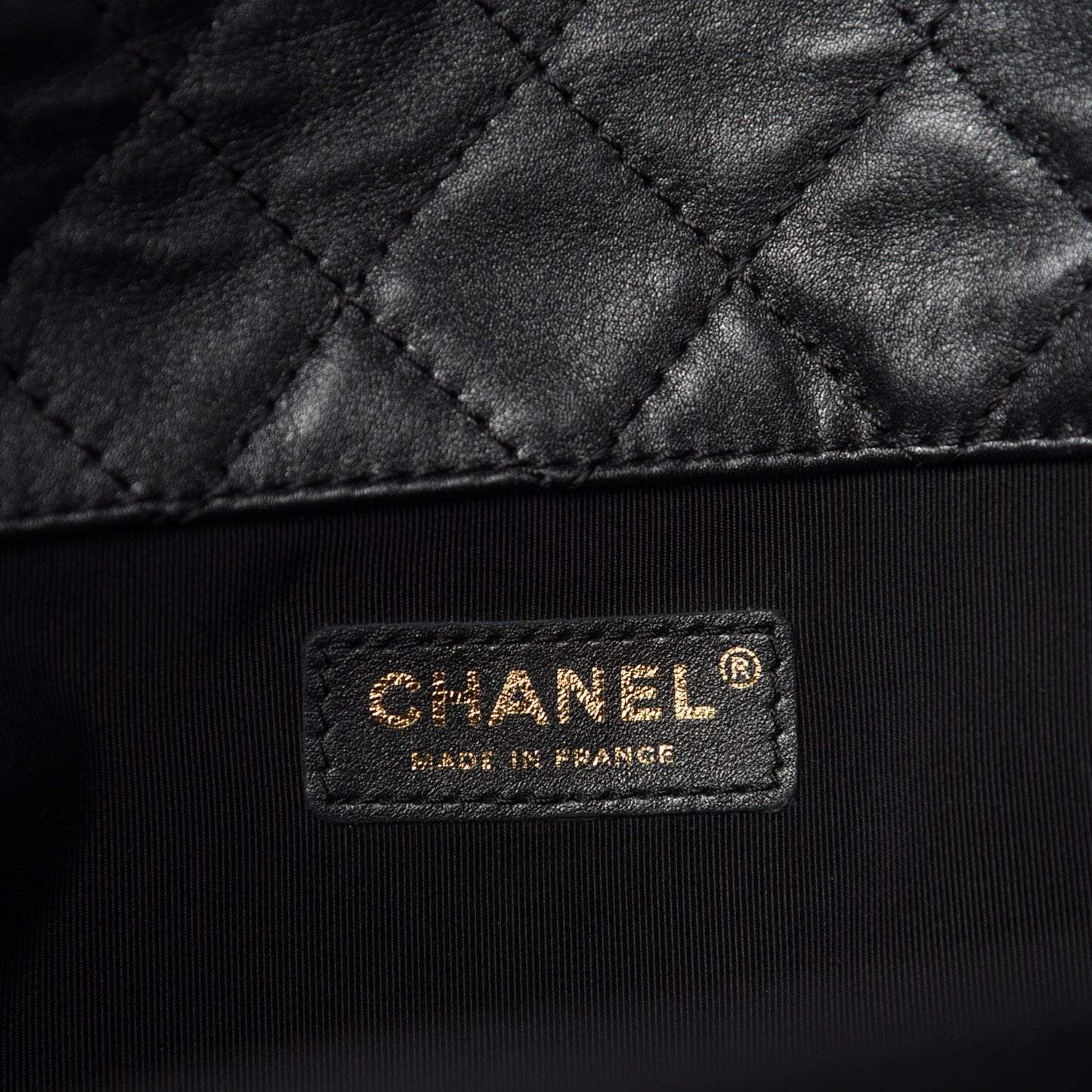 Calfskin Quilted XXL Travel Flap Bag Black