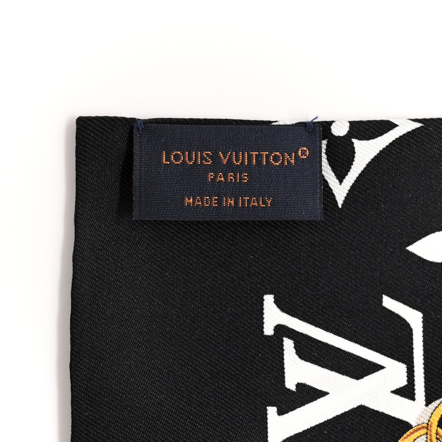 Louis Vuitton Silk Monogram Confidential Bandeau Black 3 of 4