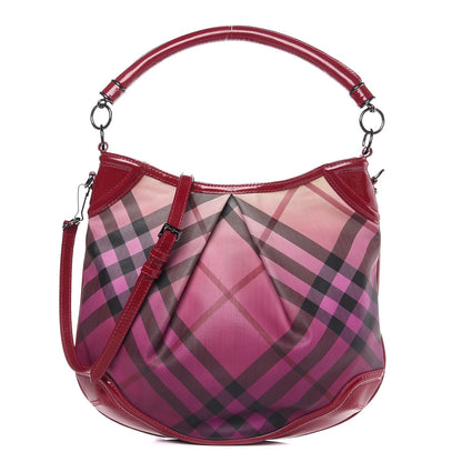 Burberry Nova Pop Degrade Medium Craigwell Hobo Raspberry Sorbet 1 of 10