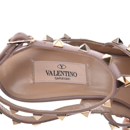 Valentino Garavani Nappa Rockstud Ankle Strap Pumps 39 Yellow Poudre 7 of 9