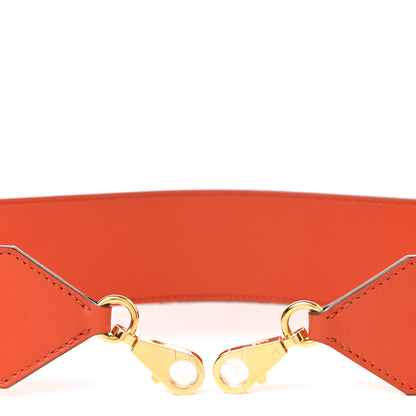 Hermes Swift Epsom Pocket Kelly Shoulder Strap Terre Battue Capucine 6 of 6