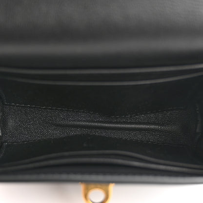Balenciaga Natural Smooth Calfskin Rodeo Flap Wallet Black 5 of 8