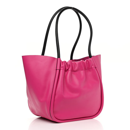 Proenza Schouler Calfskin Large Ruched Tote Fuschia 4 of 12