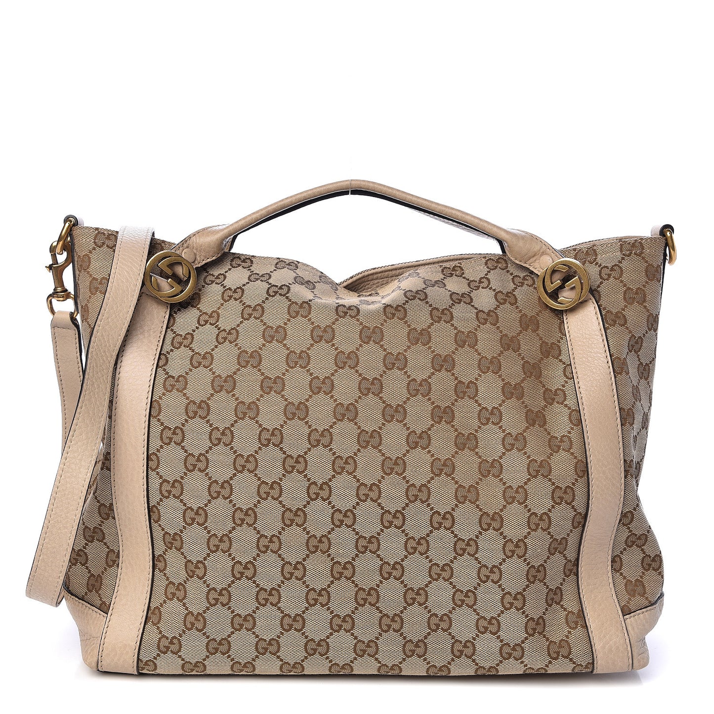 Monogram Medium Miss GG Top Handle Bag Light Brown