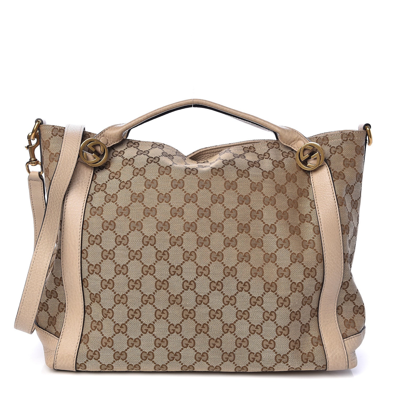Gucci Monogram Medium Miss GG Top Handle Bag Light Brown 1 of 11