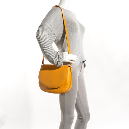 Celine Grained Calfskin Trotteur Messenger Saffron 4 of 11