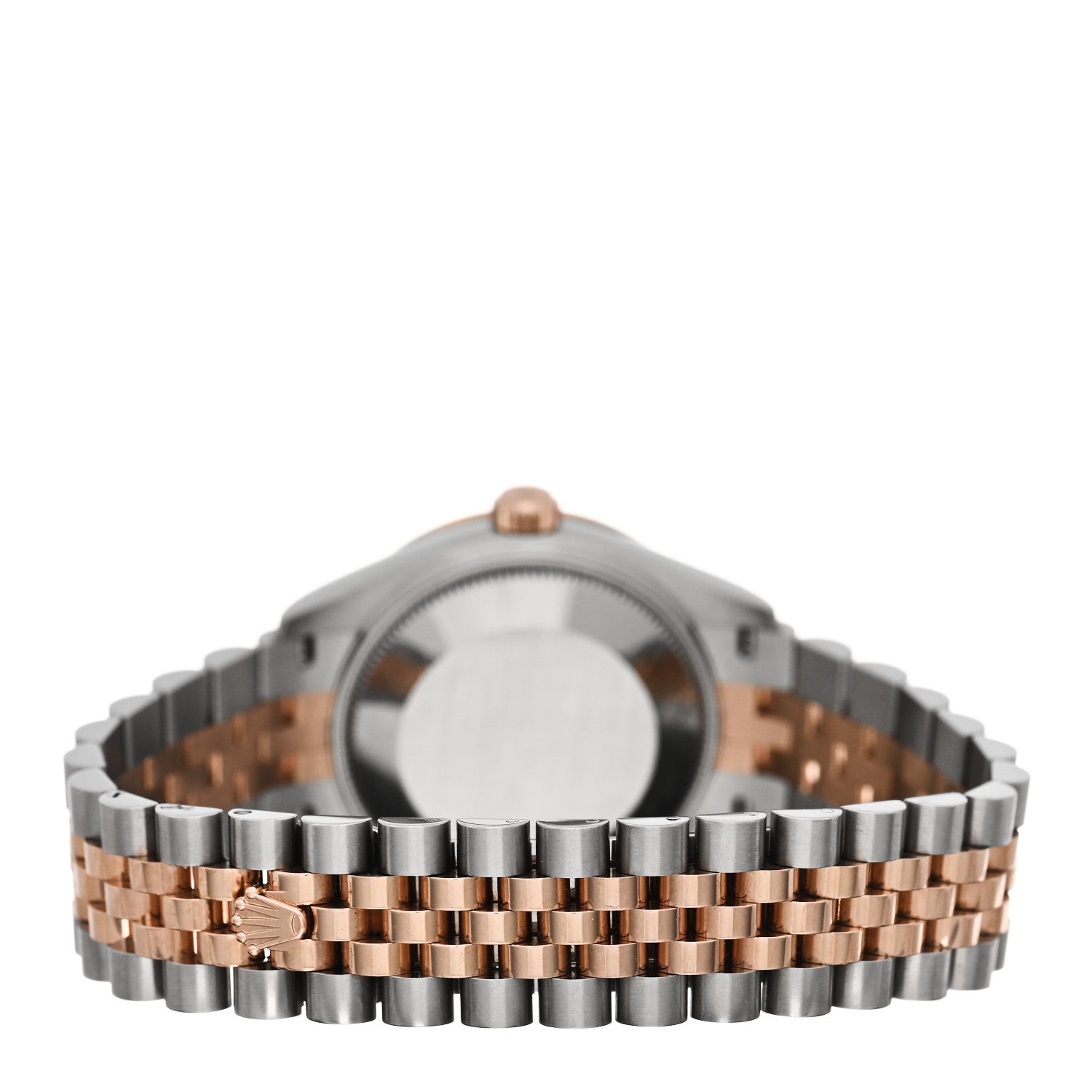 Rolex Stainless Steel 18K Everose Gold Diamond 31mm Oyster Perpetual Datejust Watch Black Roman 278341RBR 3 of 5