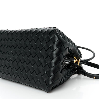 Bottega Veneta Nappa Intrecciato Small Parachute Shoulder Bag Black 9 of 9