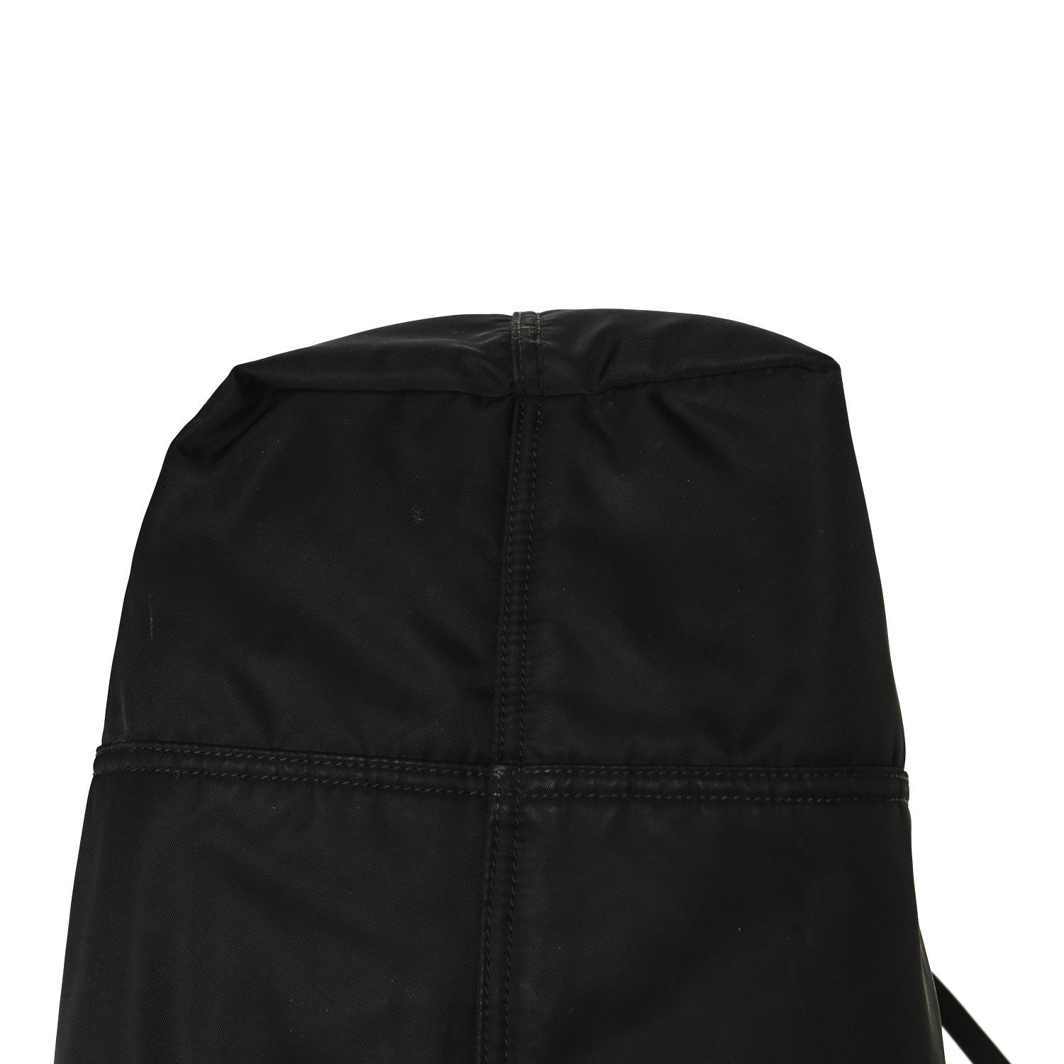 Prada Tessuto Nylon Glace Calfskin Etiquette Tote Black 16 of 16