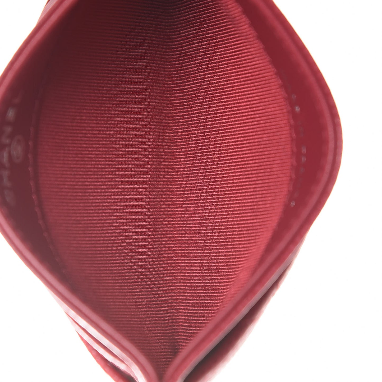 Caviar Quilted Card Holder Pink