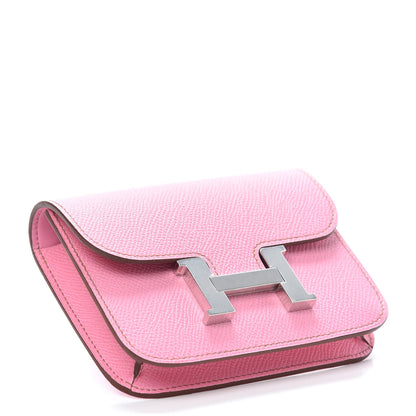 Hermes Epsom Constance Slim Wallet 5P Pink 5 of 7