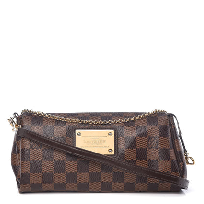 Louis Vuitton Damier Ebene Eva Clutch 1 of 10