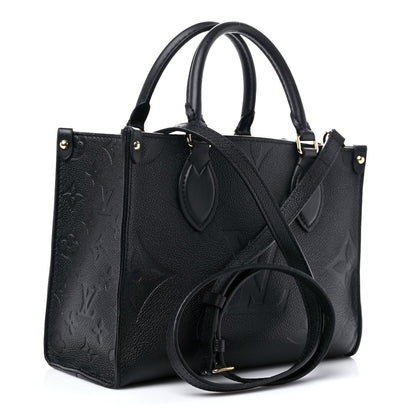 Louis Vuitton Empreinte Monogram Giant Onthego PM Black 3 of 13