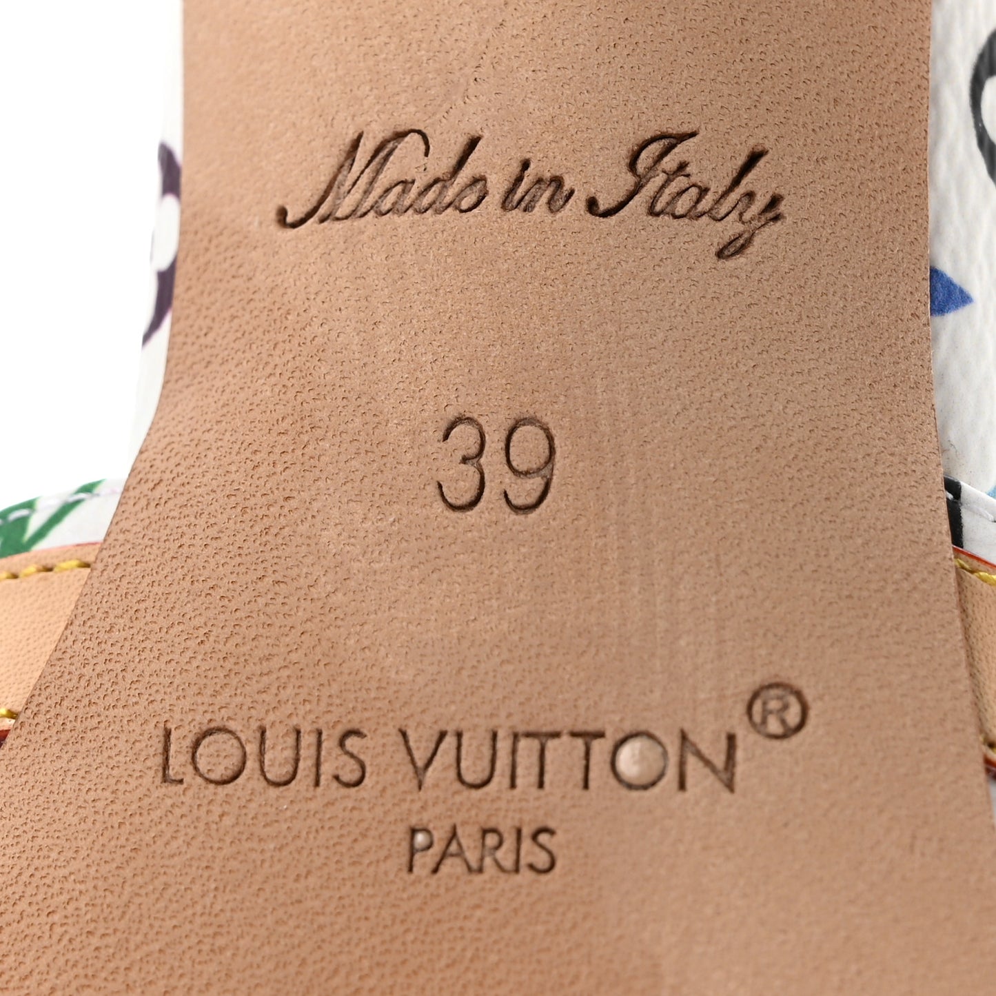 LV X TM Monogram Multicolor 6AM Mules 39 White