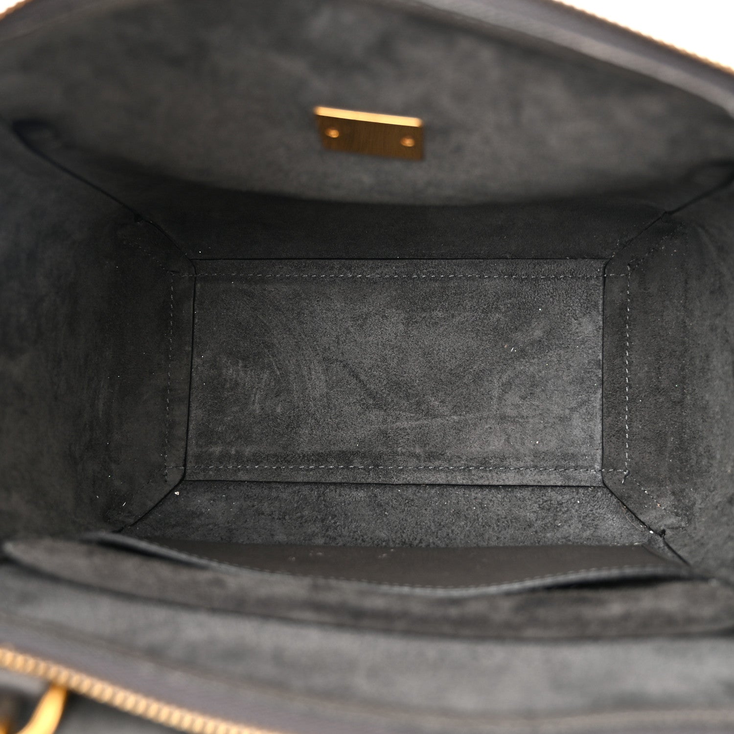 Celine Grained Calfskin Micro Belt Bag Grey 5 of 12