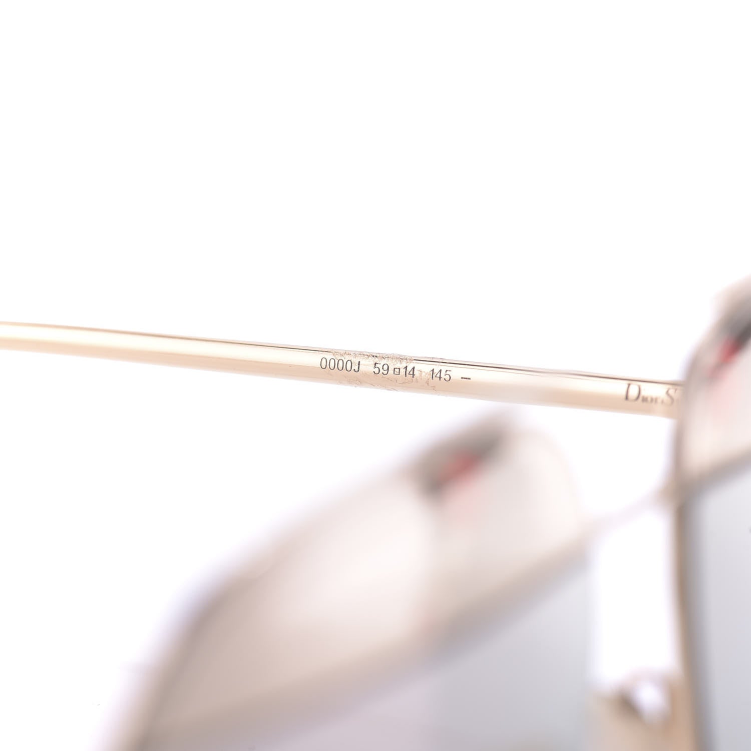 Christian Dior Split 1 Aviator Sunglasses Gold 5 of 11