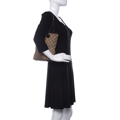 Gucci Monogram Small Eclipse Tote Brown 2 of 15