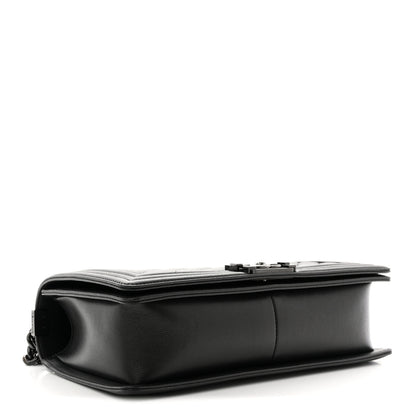 Chanel Caviar Quilted New Medium Boy Flap So Black 4 of 10