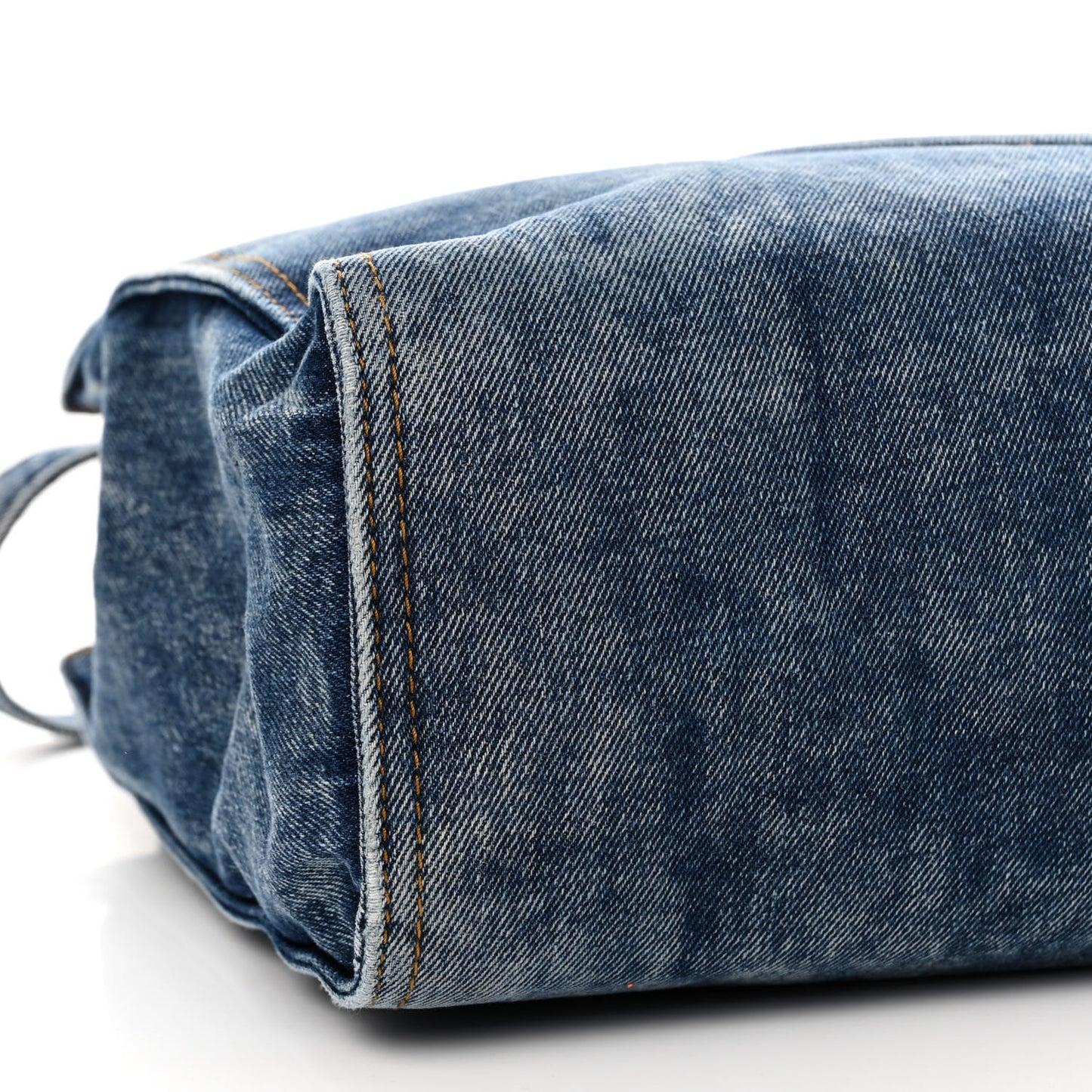 Denim Medium Shopping Bag Blue