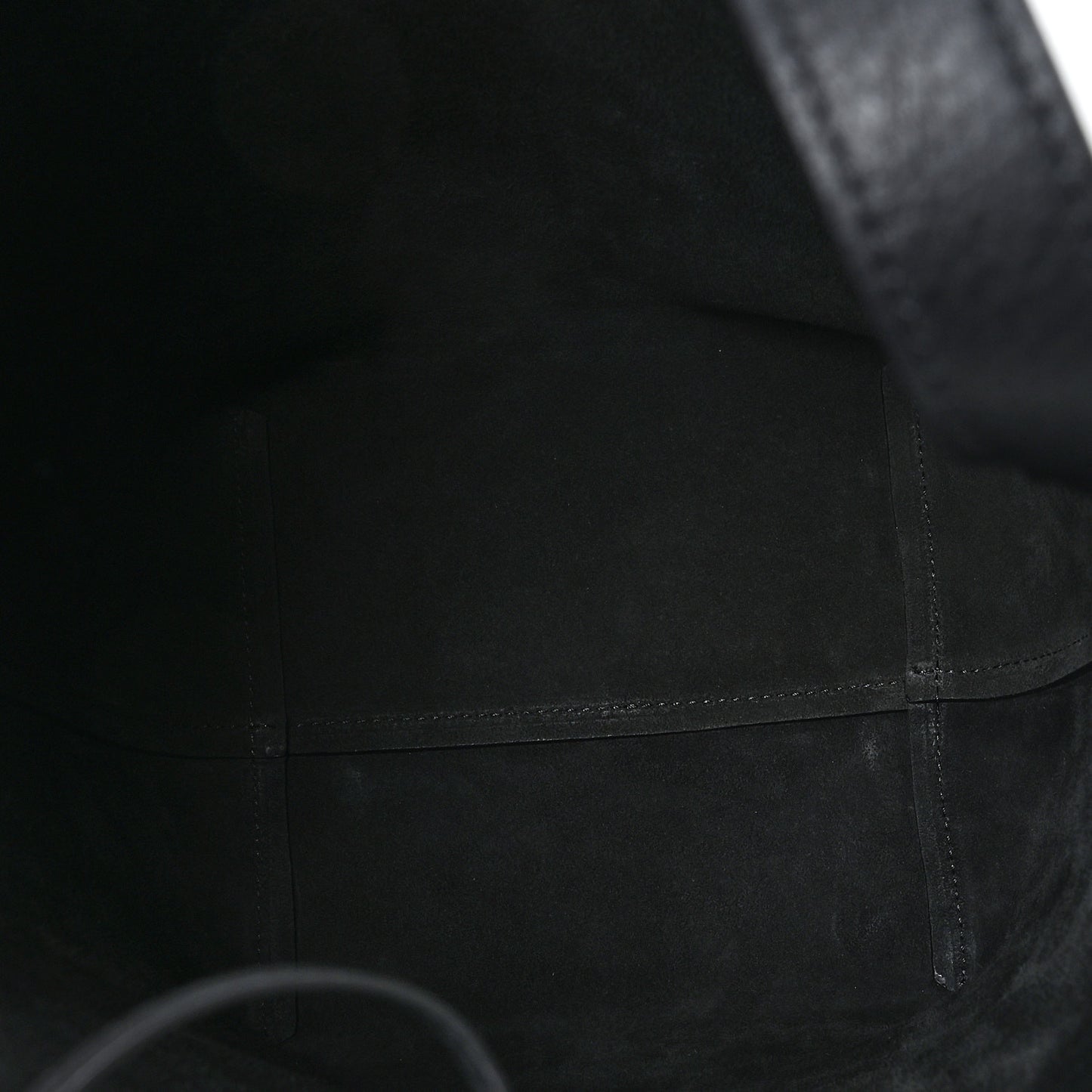 Grained Calfskin Medium N/S Park Tote Black