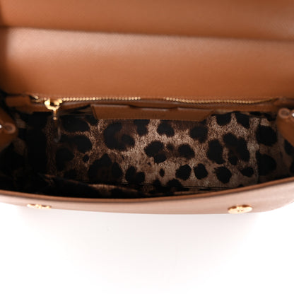 Dolce & Gabbana Dauphine Medium Miss Sicily Satchel With Scarf Caramello 4 of 11