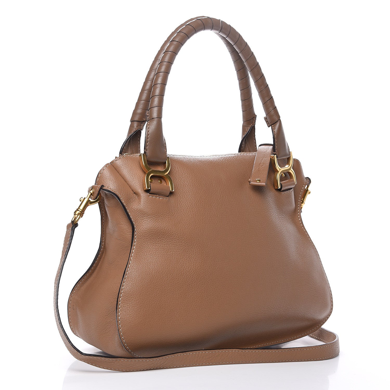 Chloe Calfskin Medium Marcie Satchel Nut 3 of 15