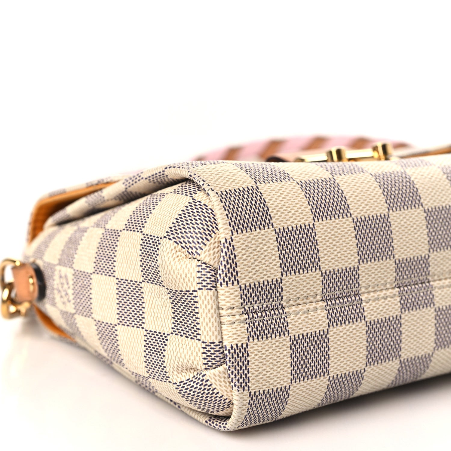 Louis Vuitton Damier Azur Braided Croisette Rose 9 of 11