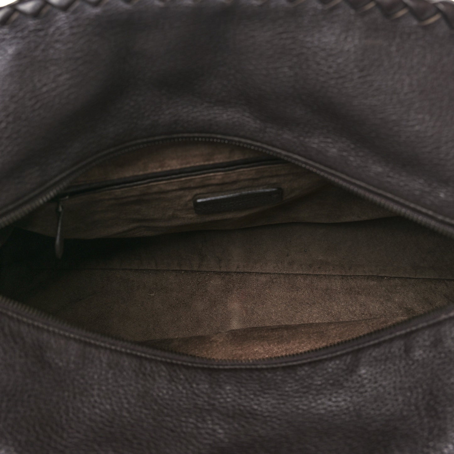 Cervo Intrecciato Brick Tote Ebano