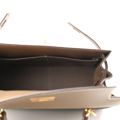 Hermes Epsom Kelly Sellier 28 Etoupe 5 of 11