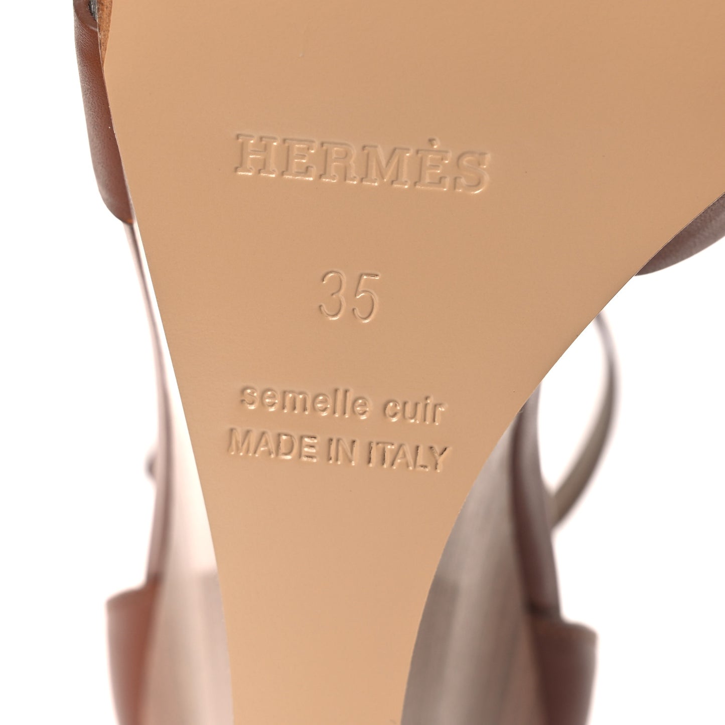 Calfskin Legend Wedge Sandals 35 Gold