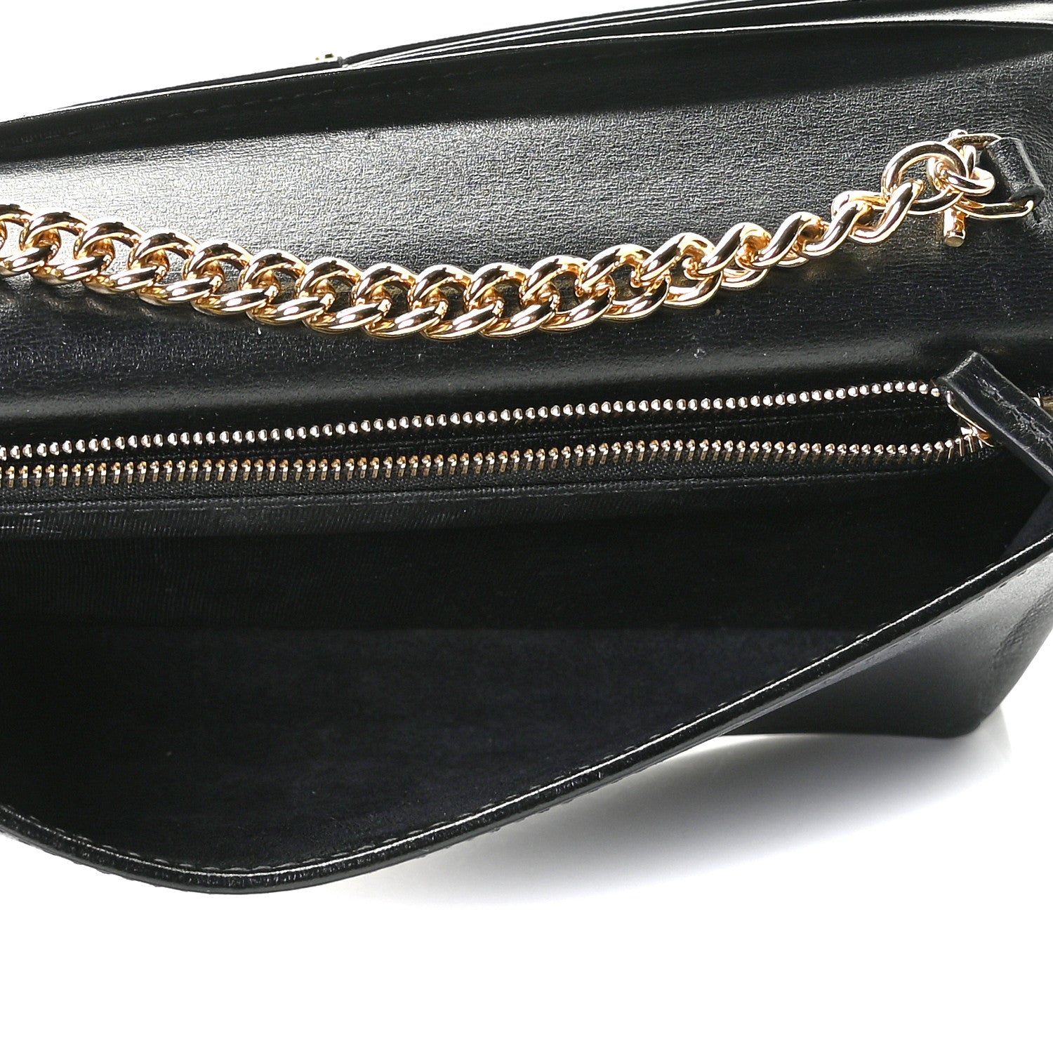 Gucci Boarded Plutone Calfskin Horsebit 1955 Wallet On Chain Black 9 of 9