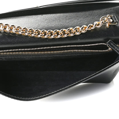 Gucci Boarded Plutone Calfskin Horsebit 1955 Wallet On Chain Black 9 of 9