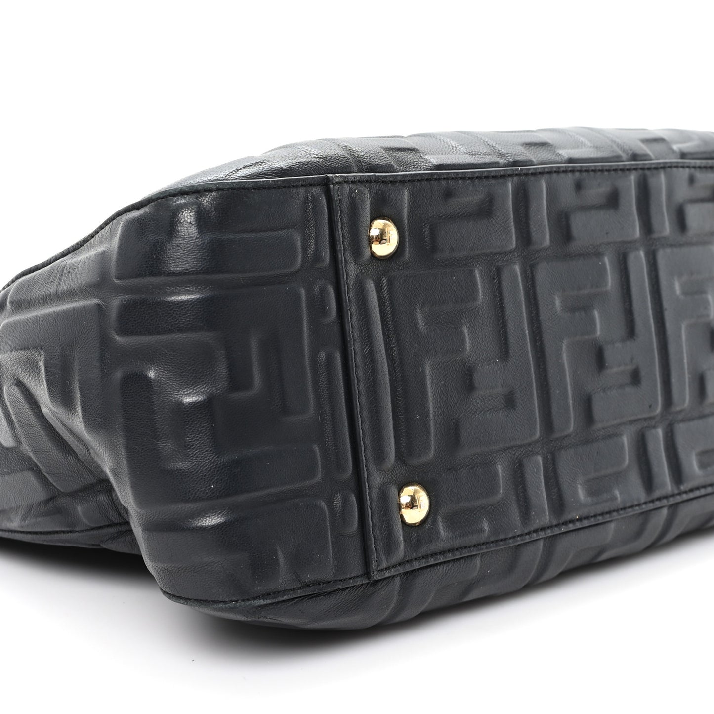 Nappa FF 1974 Embossed Small FF Tote Black