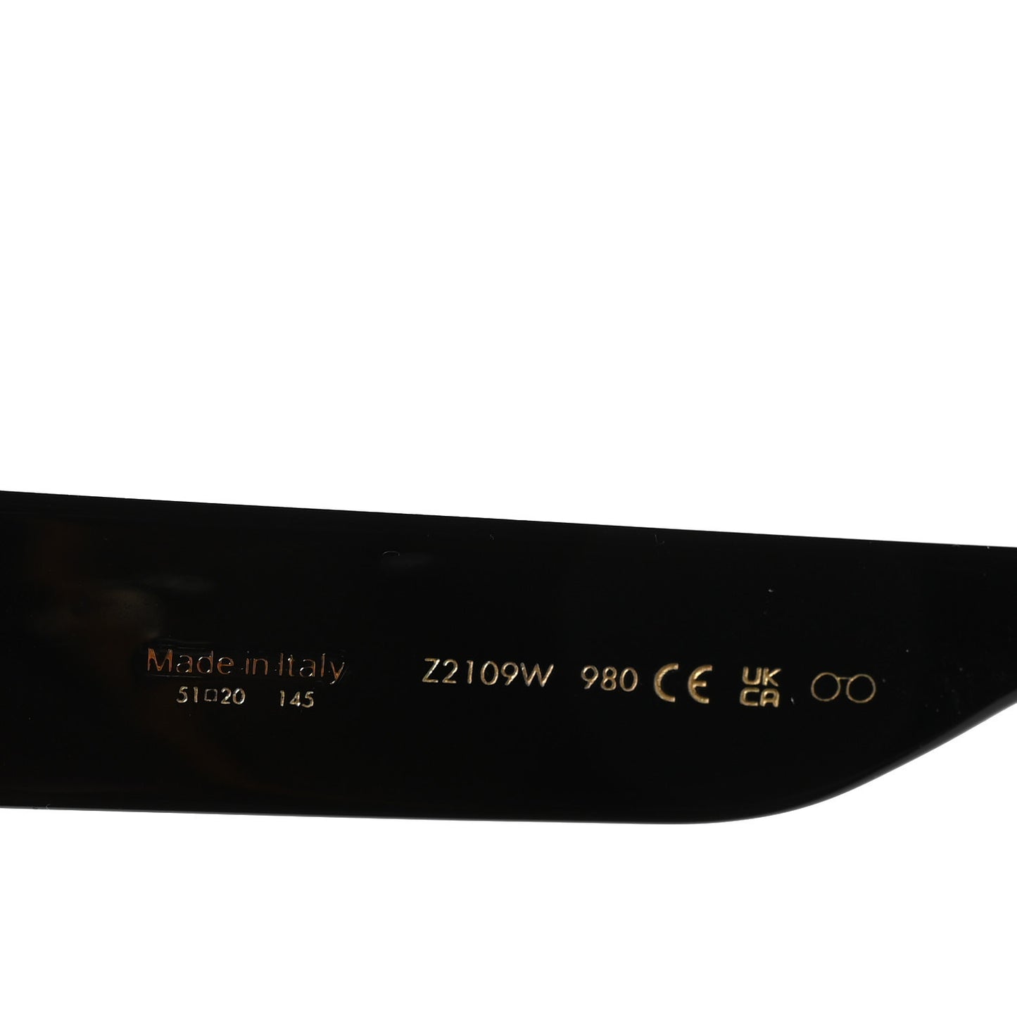 Acetate LV Circle Cat Eye Sunglasses Z2109W Black