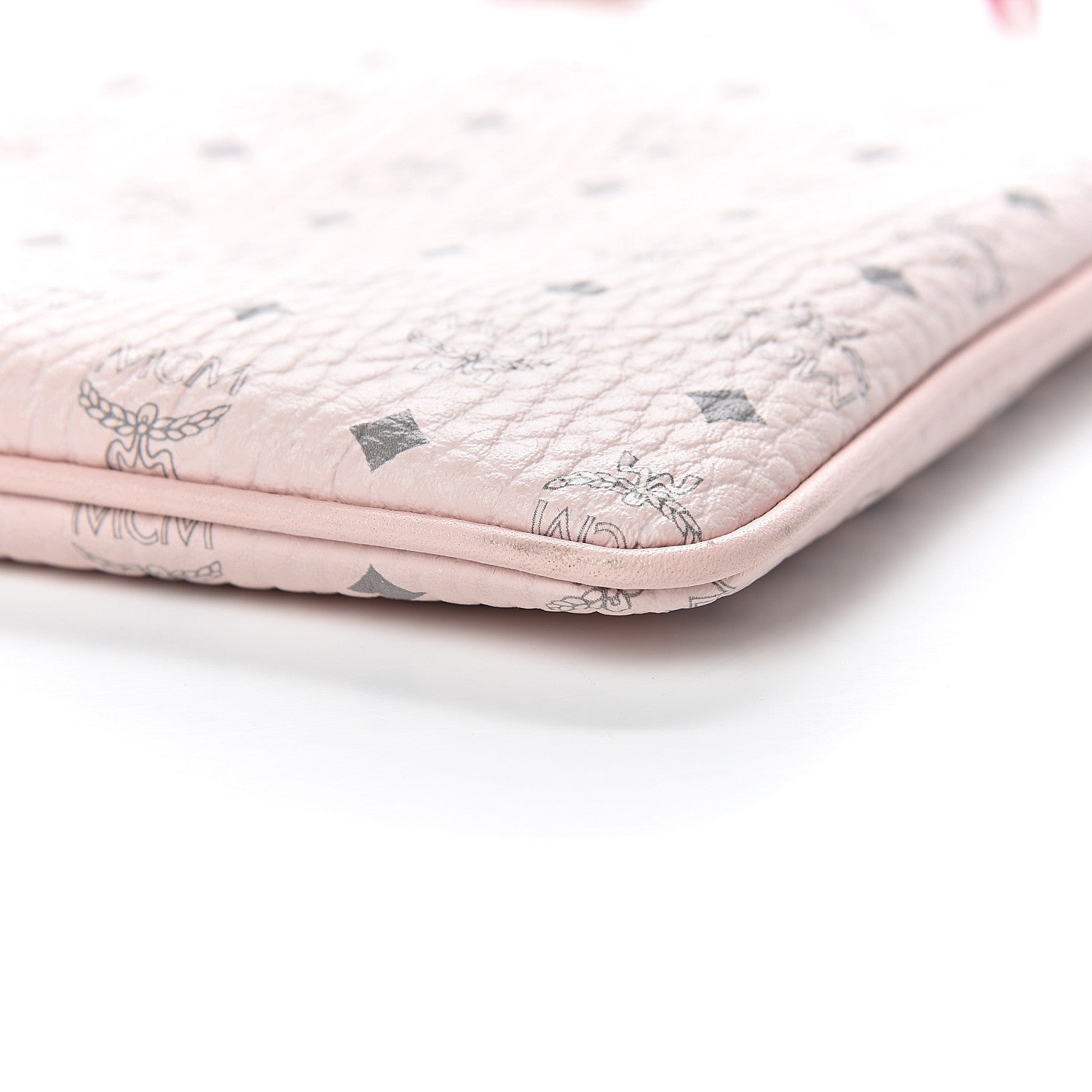 MCM Visetos Medium Crossbody Pouch Powder Pink 9 of 11