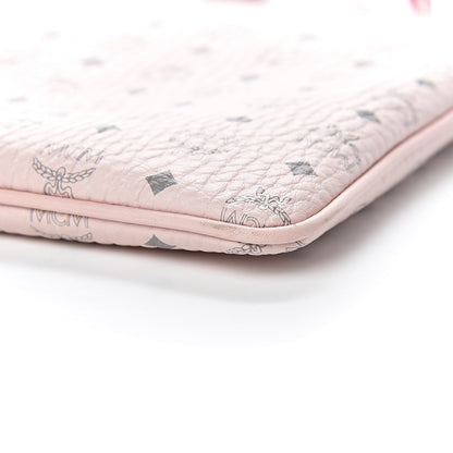 MCM Visetos Medium Crossbody Pouch Powder Pink 9 of 11