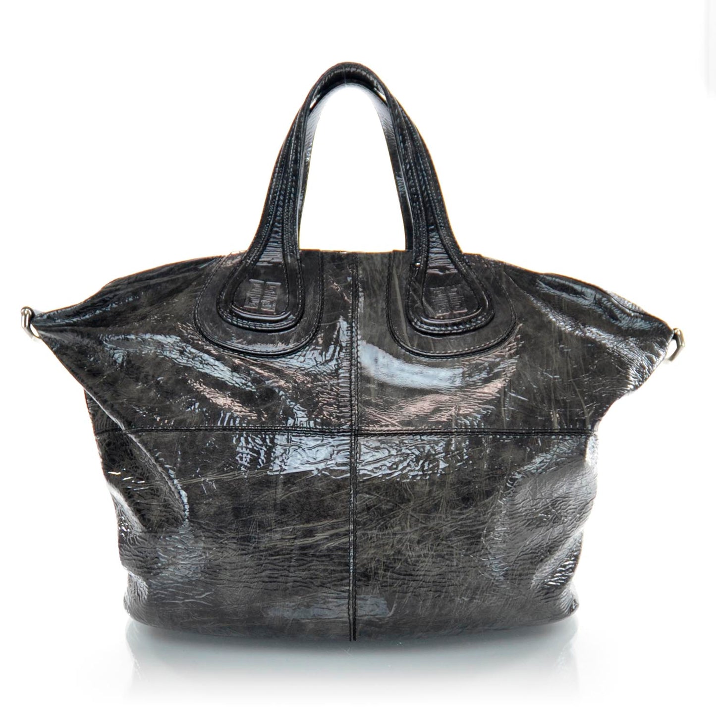 Crinkled Patent Medium Nightingale