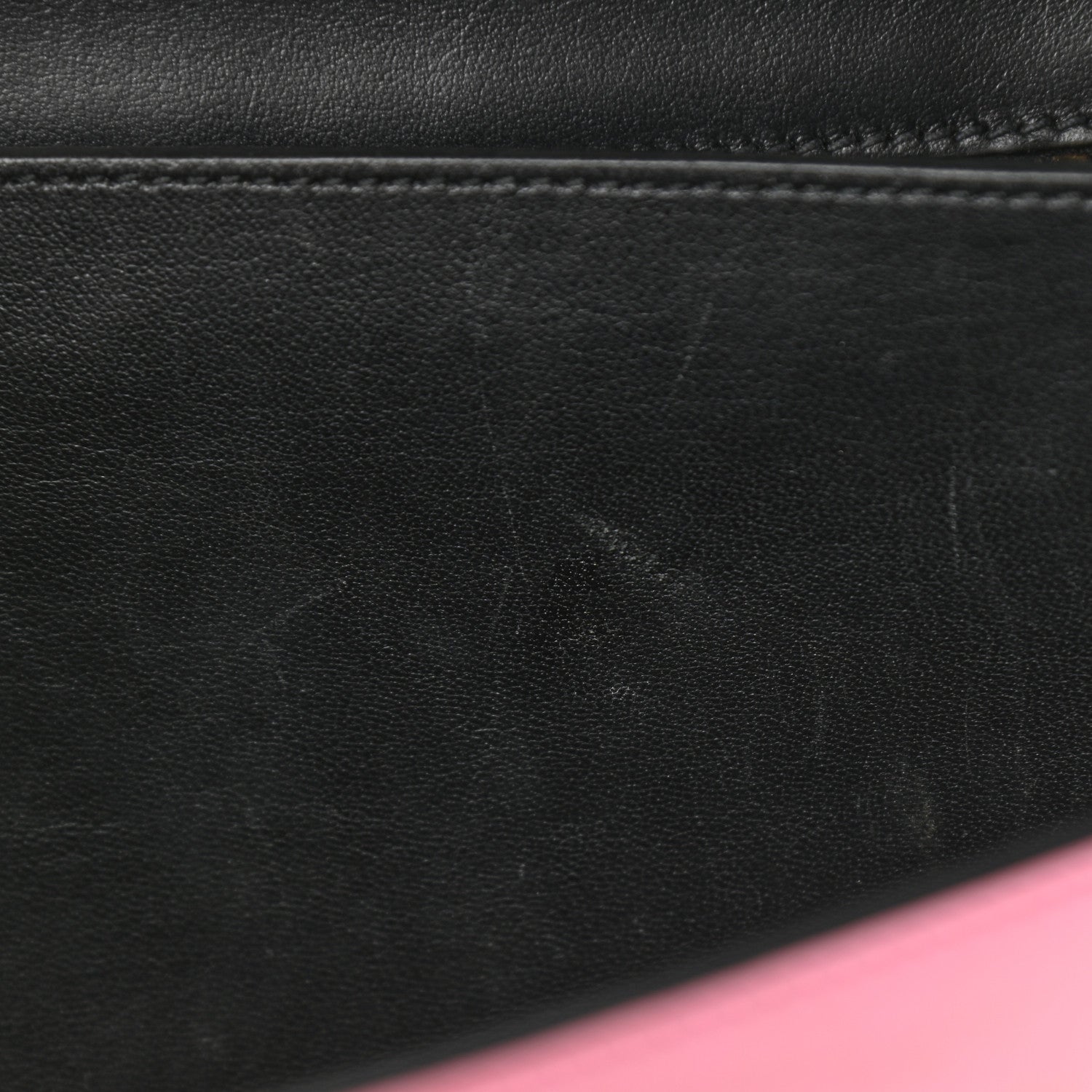 Prada City Calfskin Prada Belle Shoulder Bag Pink Black Red 11 of 13