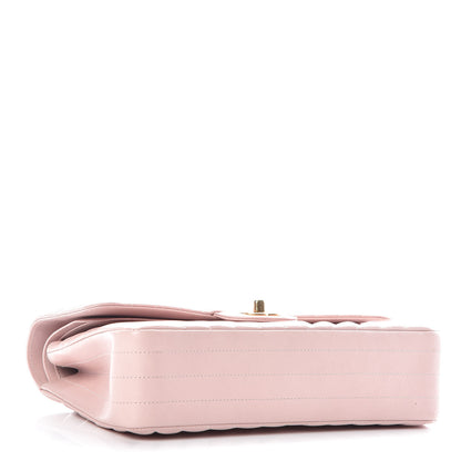 Chanel Caviar Chevron Quilted Medium Double Flap Light Pink 4 of 10