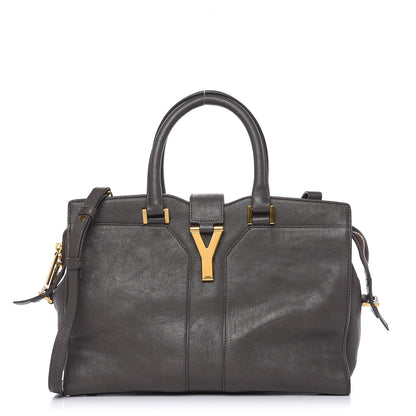 Saint Laurent Sheepskin Small Cabas ChYc Grey 1 of 18
