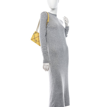 Chanel Lambskin Small Entwined Chain Flap Yellow Multicolor 2 of 21