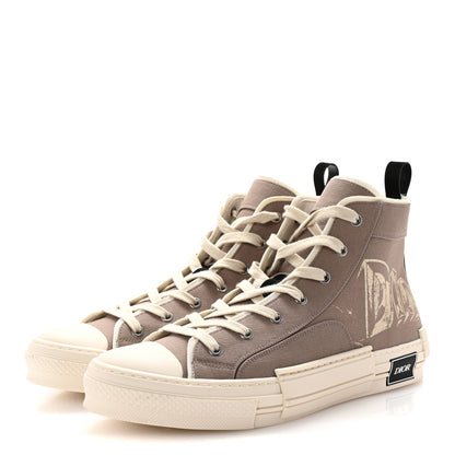 Christian Dior Canvas AsteroDior Mens B23 High Top Sneakers 45 Beige 4 of 10