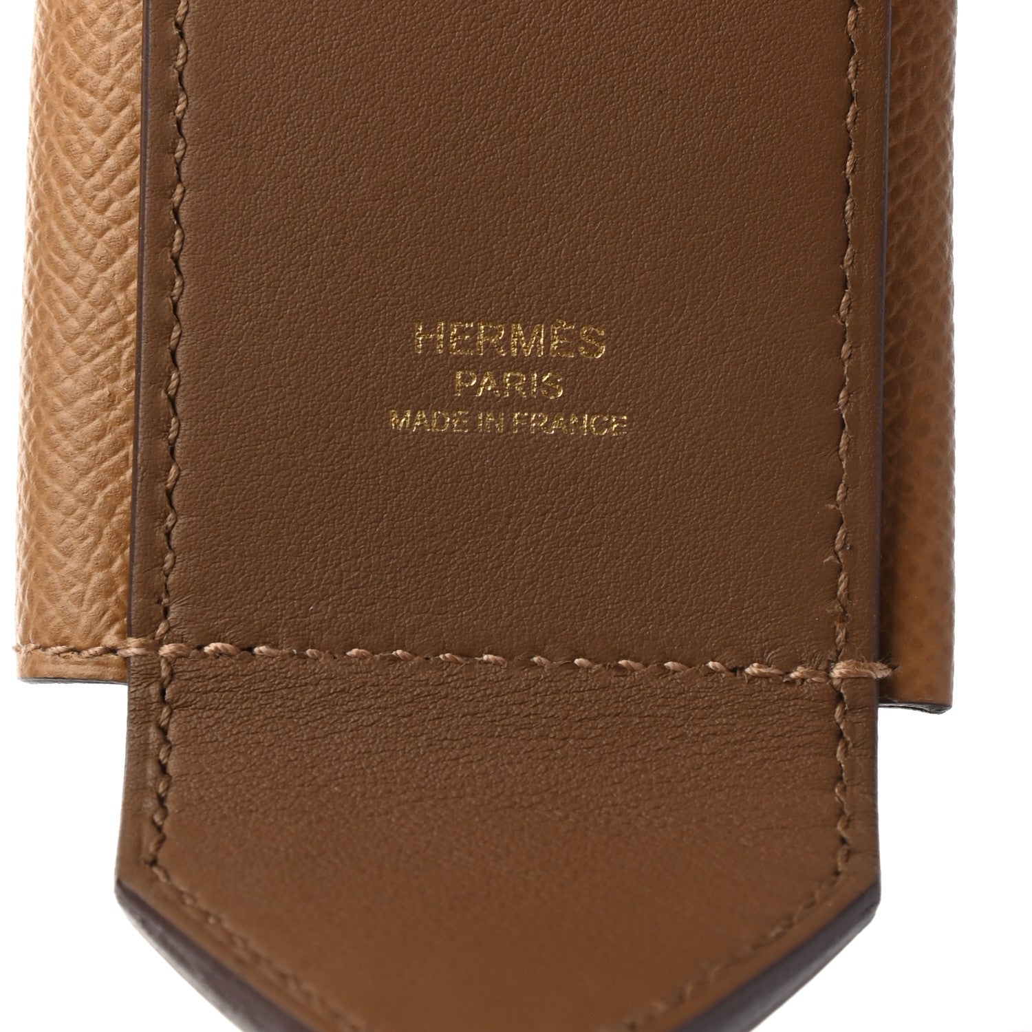 Hermes Swift Epsom Pocket Kelly Shoulder Strap Alezan Biscuit 4 of 5