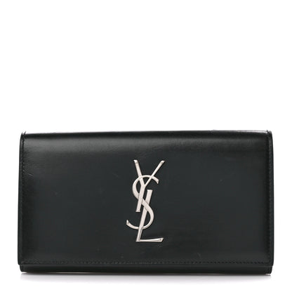 Saint Laurent Smooth Calfskin Classic Monogram Cassandre Wallet Black 1 of 13