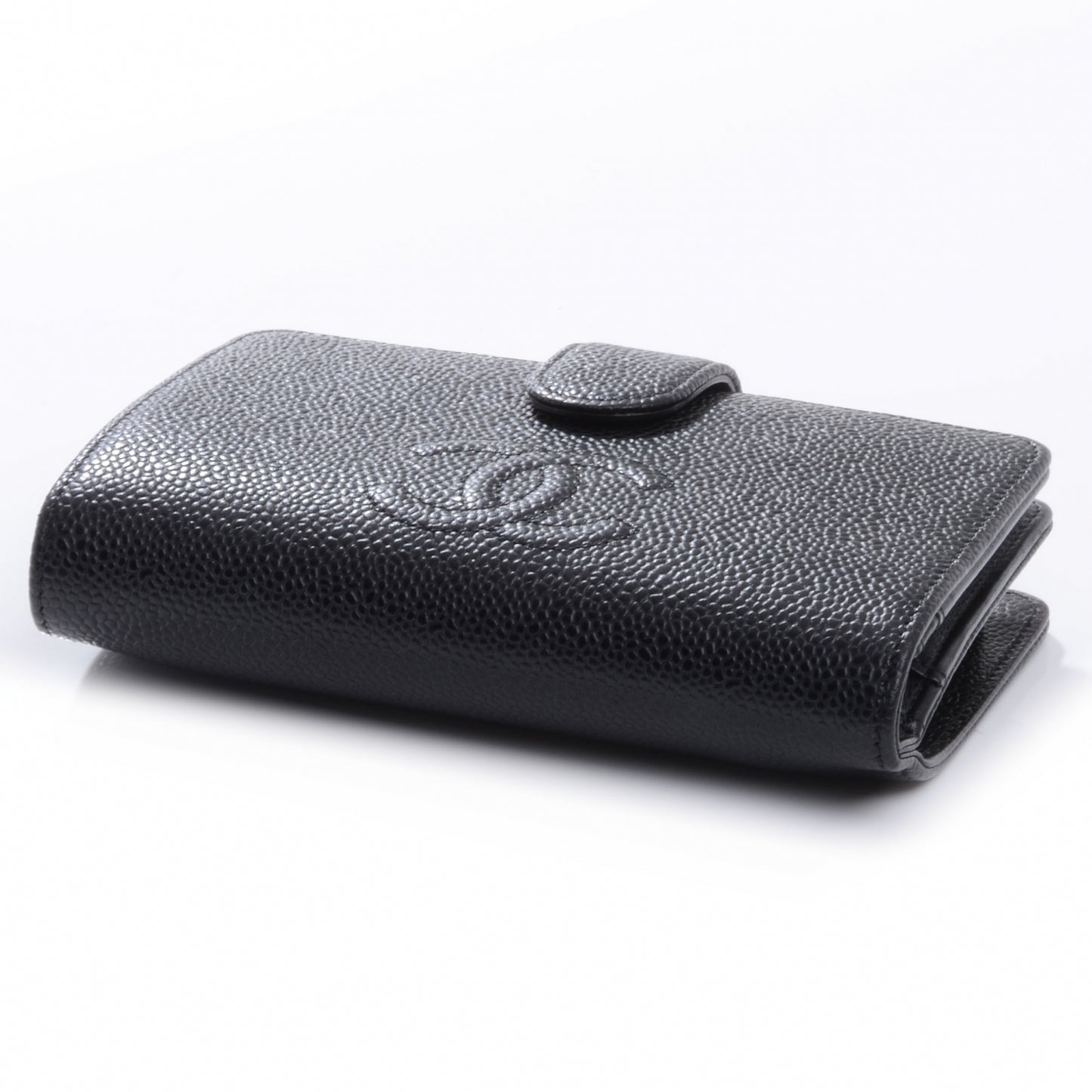 Caviar CC French Wallet Black