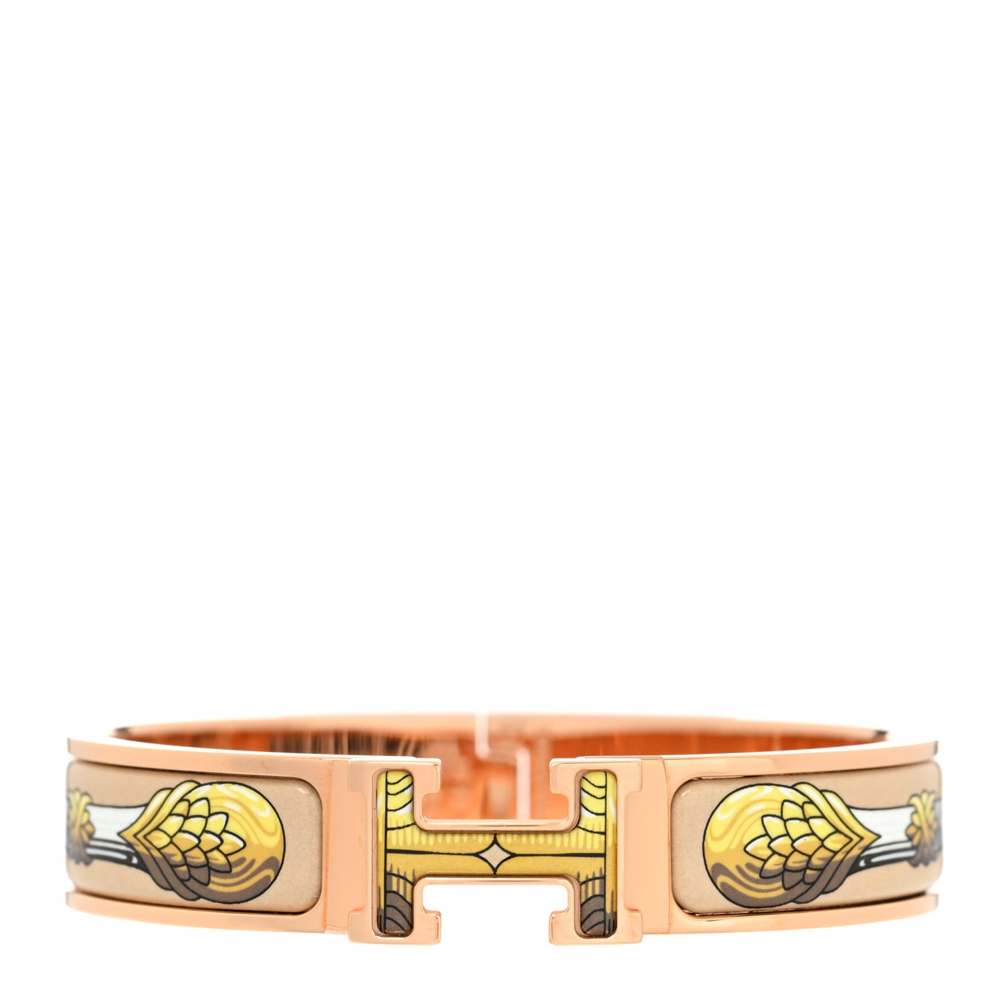 Enamel Printed Cliquetis Narrow Clic Clac H Bracelet PM Songe Nuit