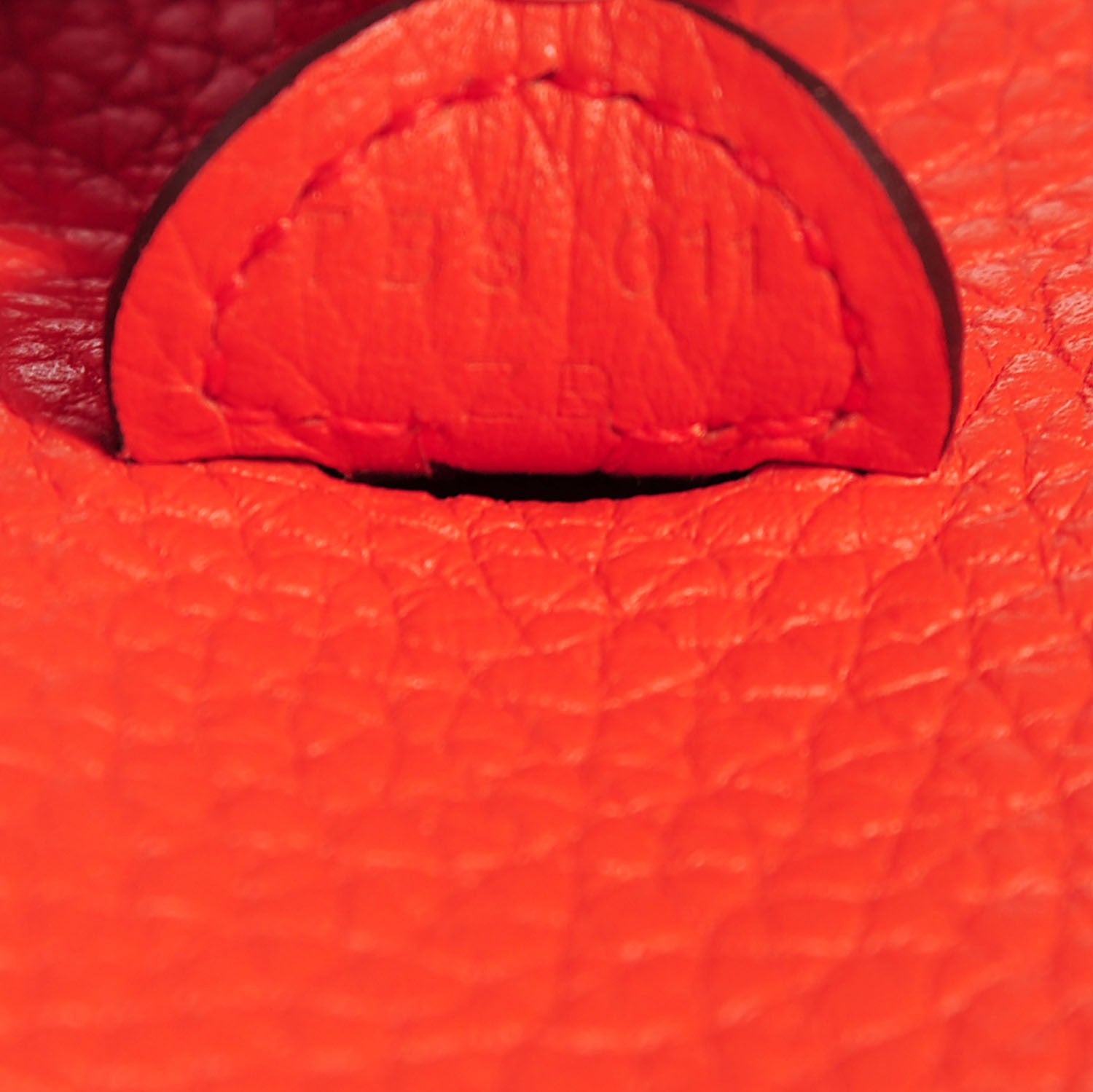 Hermes Taurillon Clemence Amazone Evelyne TPM Orange Poppy Saint Cyr 8 of 16