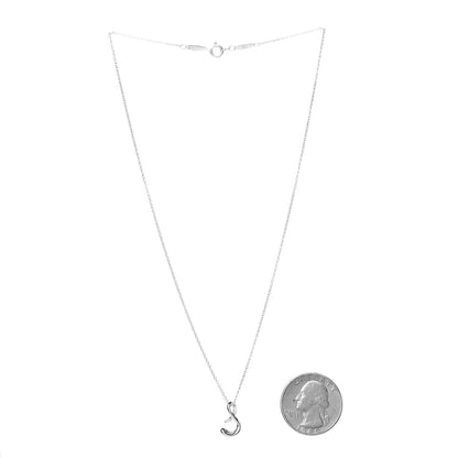 Tiffany Sterling Silver Elsa Peretti Letter S Pendant Necklace 3 of 7