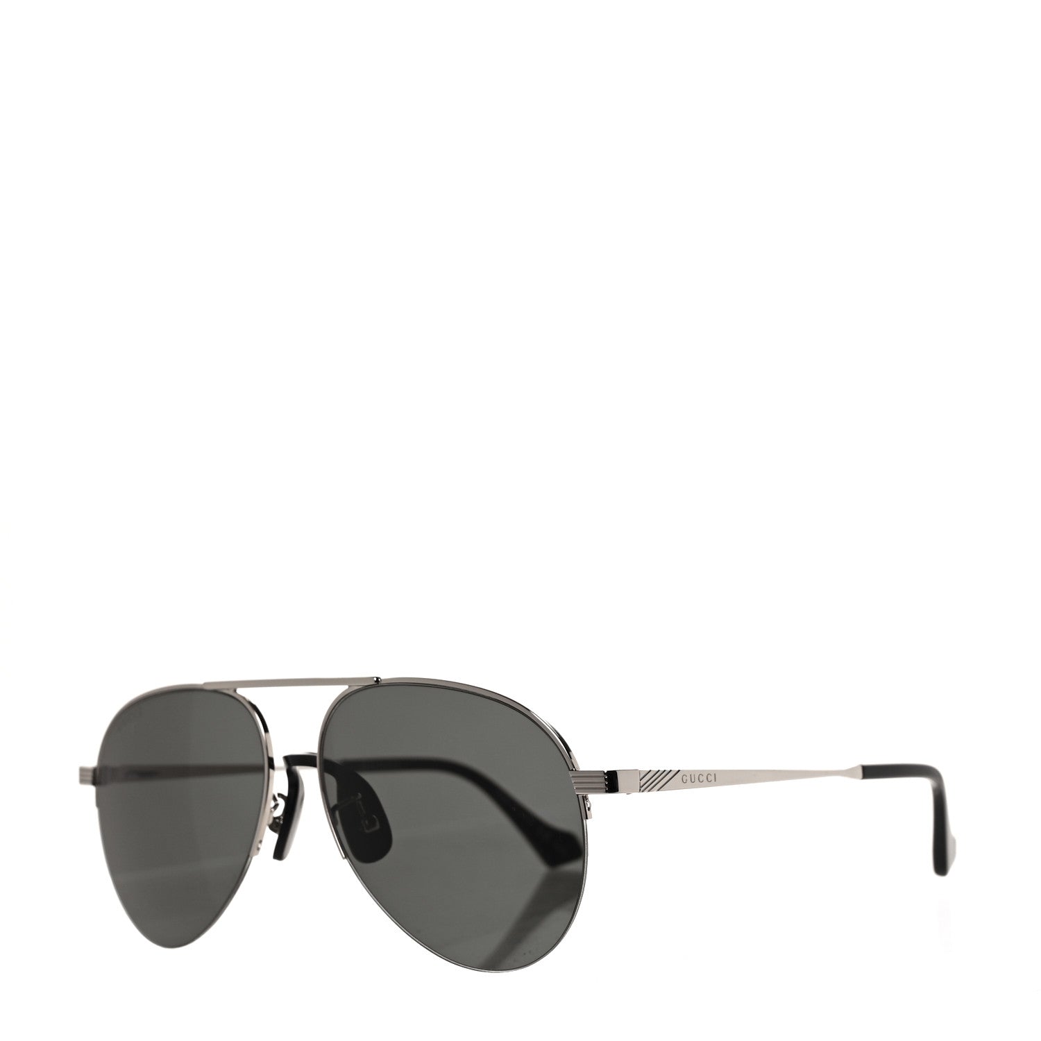 Gucci Aviator Sunglasses Gold Black 1 of 7